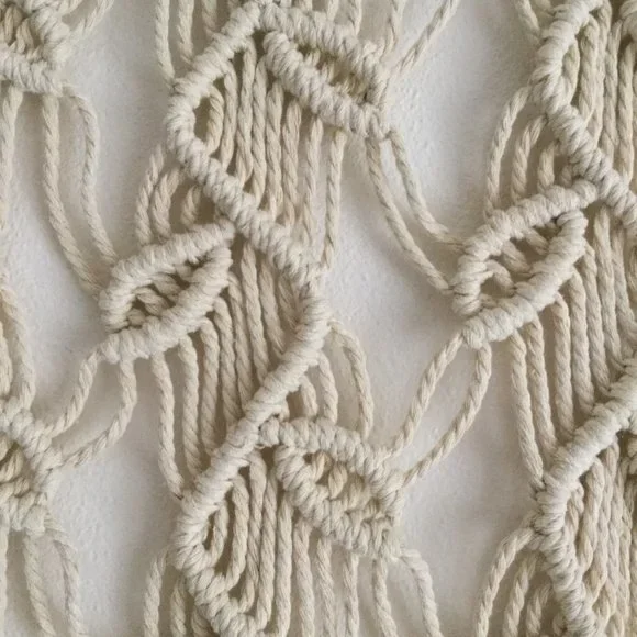 Handmade Vine Macrame Wall Hanging Tapestry - Picture 2 of 4